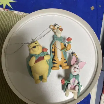 푸우 티거 피글렛 피규어 세트