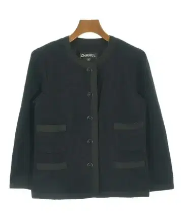 CHANEL 노카라 자켓 여성용