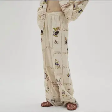 투데이풀 자수 패치워크 트라우저 todayful 38