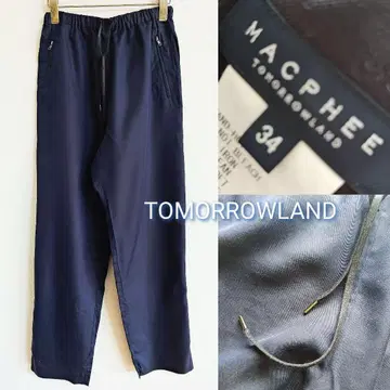미사용 TOMORROWLAND 맥피 이지 팬츠 네이비