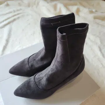 콜라주 개럴개런트 스웨이드 부티 36