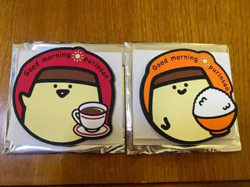 오분구토잇쇼 푸린 씨 다이컷 러버 코스터 2장 세트