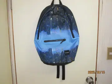 리복 도시 야경 모티브 백팩