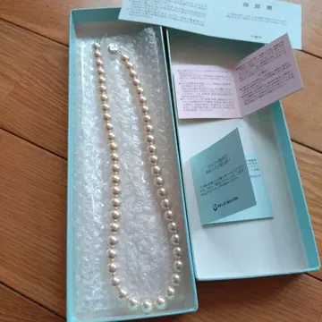 펄 라운드넥 은제 클로징 포함