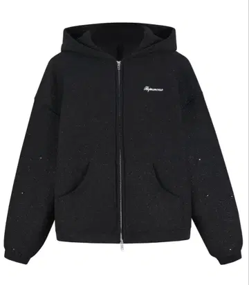 andwang Kirakira zip up (black)