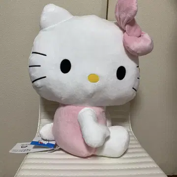 헬로키티 봉제 인형 슈퍼 라지 봉제 인형 헤이세이 핑크
