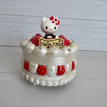 레어! 산리오 헬로키티 오르골 헤이세이 레트로 딸기 키티