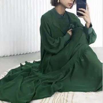 AMERI vintage AIRY HIGH NECKED DRESS