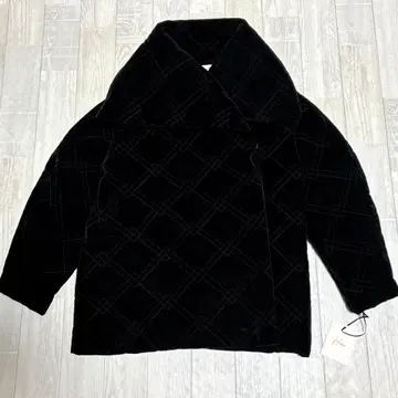 택 포함 새상품 Heve quilt sailor jacket 블랙 38