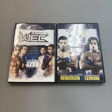 [격투기 매니아 필견] WEC DVD 2장 세트
