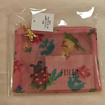 페이러 하이디 메쉬 파우치 핑크 미니