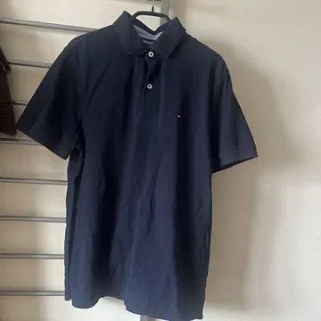 TOMMY HILFIGER 네이비 피케 셔츠 M