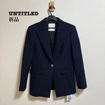 새상품 UNTITLED 실키 더블 크로스 자켓 S