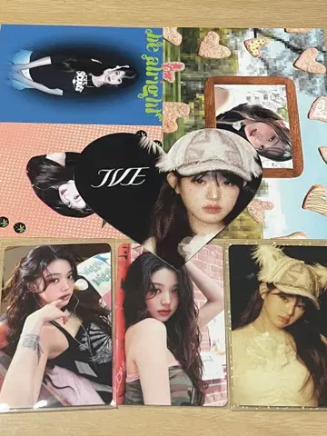 IVE 엽서 부적 포토 카드 하트 카드 증정회