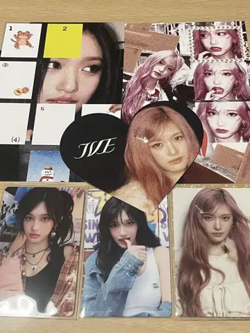 IVE 엽서 부적 포토 카드 하트 카드 이벤트회 이서