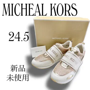 미사용 새상품 마이클코어스 MICHAEL KORS 24.5 골드