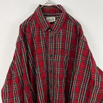 USA 구제 의류 엘엘빈 L.L.Bean 체크 플란넬 셔츠