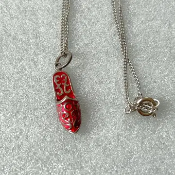 신발 모티브 실버 925 빈티지 목걸이 바부쉬 모로코 신발