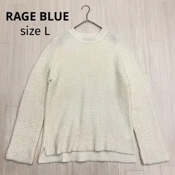 RAGE BLUE 레이지블루 와플 편직 니트 스웨터 L