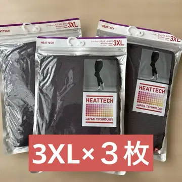 유니클로 여성용 히트텍 레깅스 10분 길이 3XL 다크 그레이