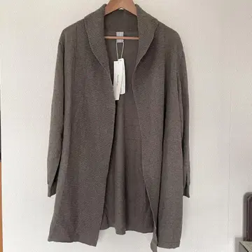 SpinBlue 야크 혼방 가디건 긴팔 브라운 LL