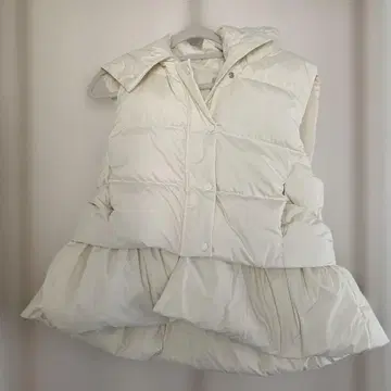 donoban 아이보리 슬리브리스 다운 자켓