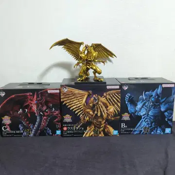 제일복권 유희왕 삼환신 현현 B상 C상 라스트 원상 3체 세트