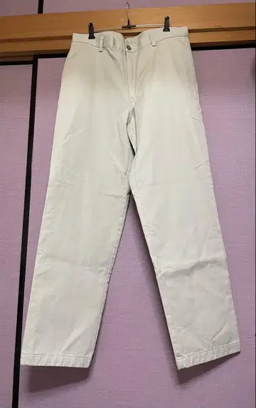 L L Bean 2000년대 치노 팬츠 레어 체크 무늬