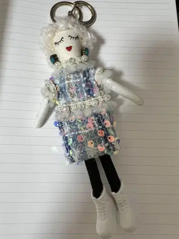 인형형 키링 인형 참 백참 루루베짱