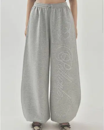 pellicule stone-deco sweat pants(gry)