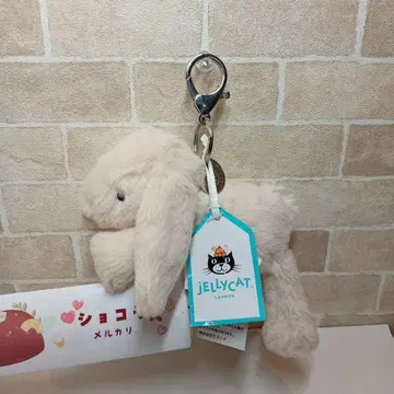 jellycat 토끼 키링 Smudge Rabbit 봉제 인형
