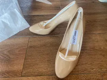 [ 23.5cm 상당 ] 지미추 베이지 하이힐 펌프스