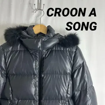 CROONASONG 크루나송 다운 여성 블랙 아우터