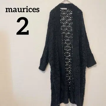 maurices [ 2 ] 블랙 레이스 니트 가디건 블랙