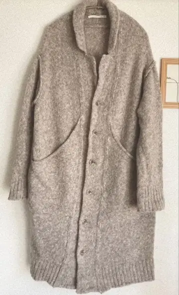 evam eva 니트 코트