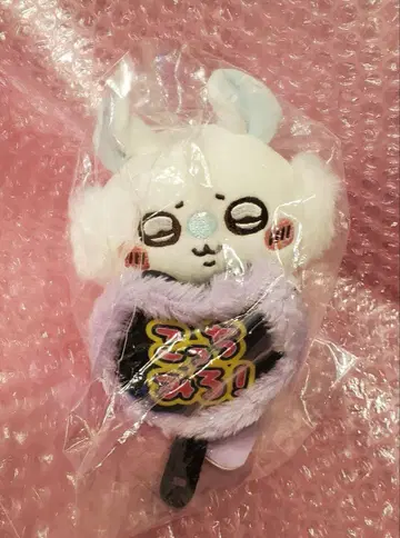 치이카와 (먼작귀) 하라주쿠 부채 들고 있는 모몽가 마스코트