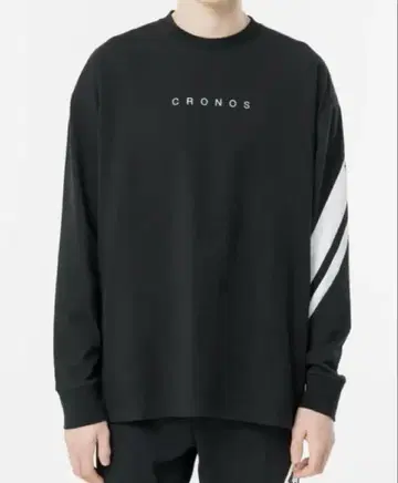 CRONOS 크로노스 긴팔T셔츠 블랙 화이트 S사이즈