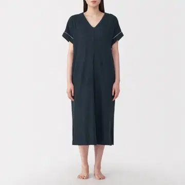 무인양품 입는 타월 반팔 원피스