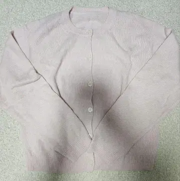 UNIQLO 100% 캐시미어 크루넥 가디건