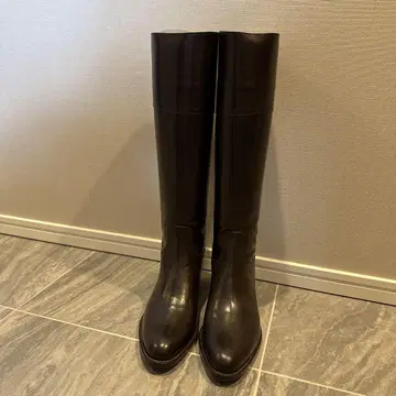 UNITED ARROWS 롱 부츠 브라운 사이즈 37 24cm