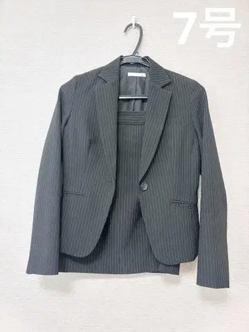 수트 블랙 스트라이프 비즈니스 자켓 7호 블랙