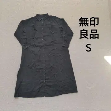 무인양품 린넨 워싱 긴팔 원피스 S사이즈 가을 겨울 내추럴