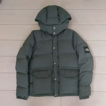 THE NORTH FACE 후드 부착 다운 자켓 L 그린