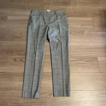 theory luxe 그레이 체크 슬랙스 036