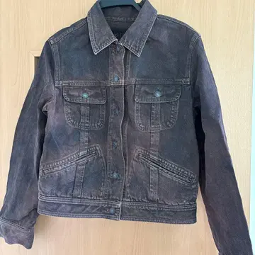 다크 브라운 데님 자켓 42 YUKI TORII 일본제