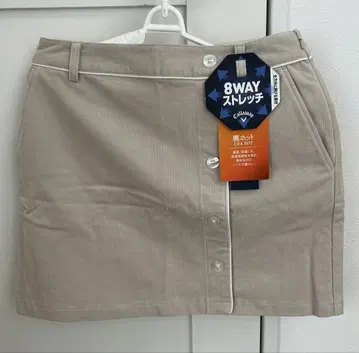 가격 인하 Callaway 8WAY 스트레치 스커트 베이지