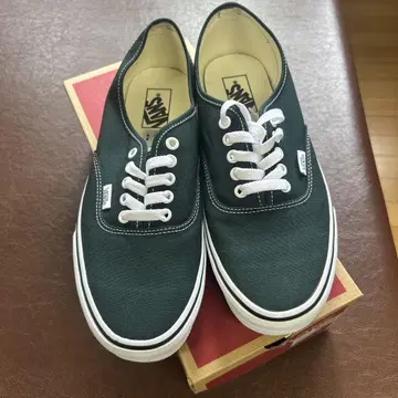 VANS Authentic 다크 그린 10.0 28cm