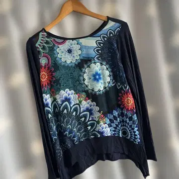Desigual 멀티 컬러 꽃무늬 튜닉