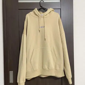 MEMORY 후드 부착 후드티 베이지