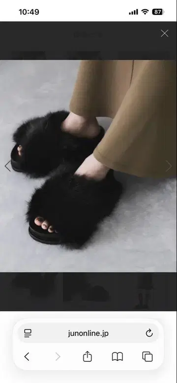 ADAM ET ROPE' FEMME 볼륨 퍼 샌들